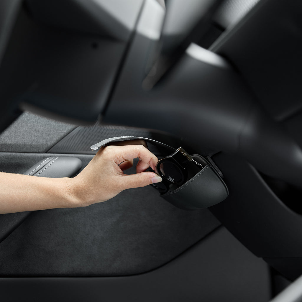 Premium Magnetic Car Sunglasses Holder for Model Y L