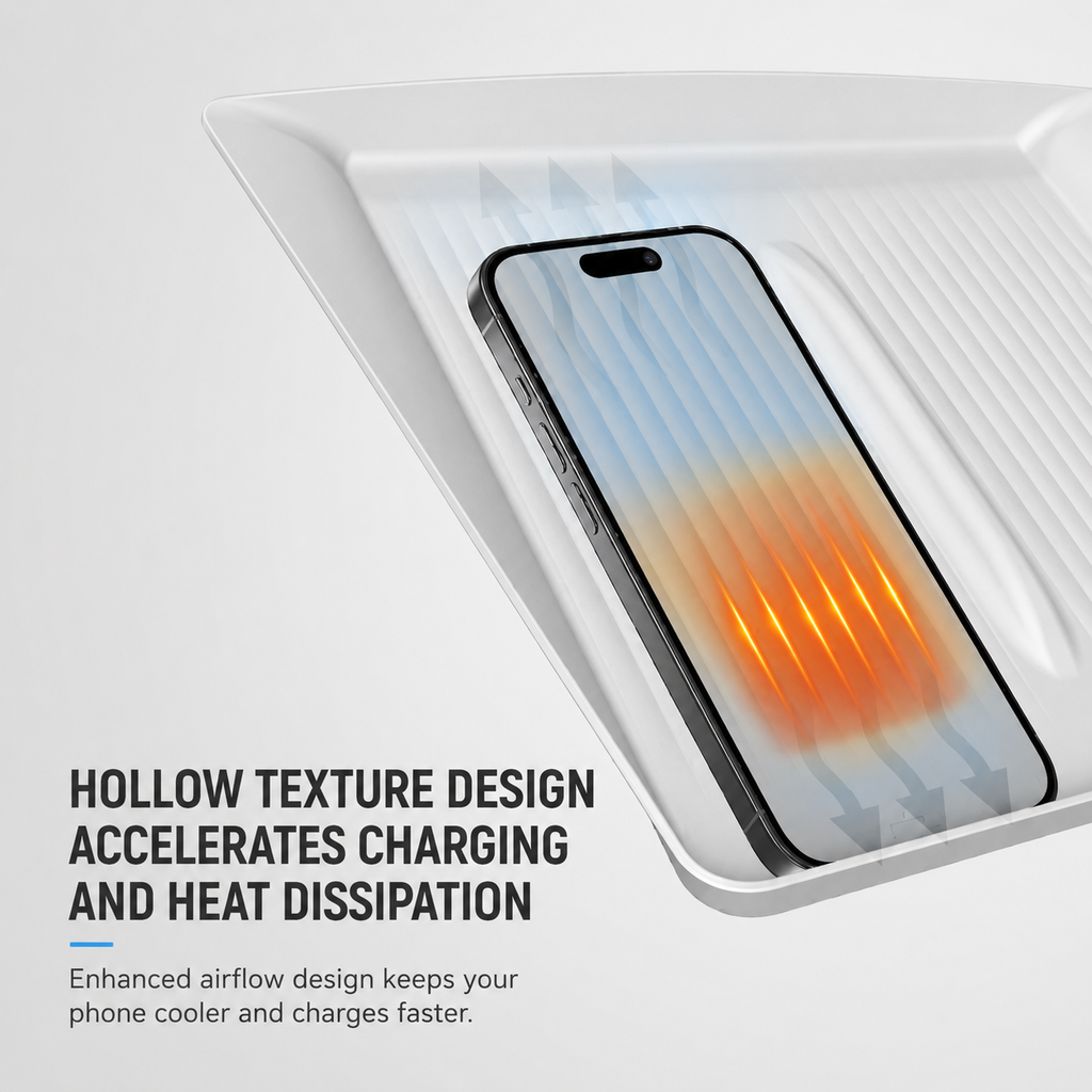 Center Console Wireless Charging Silicone Anti-Slip Pad For Y Juniper