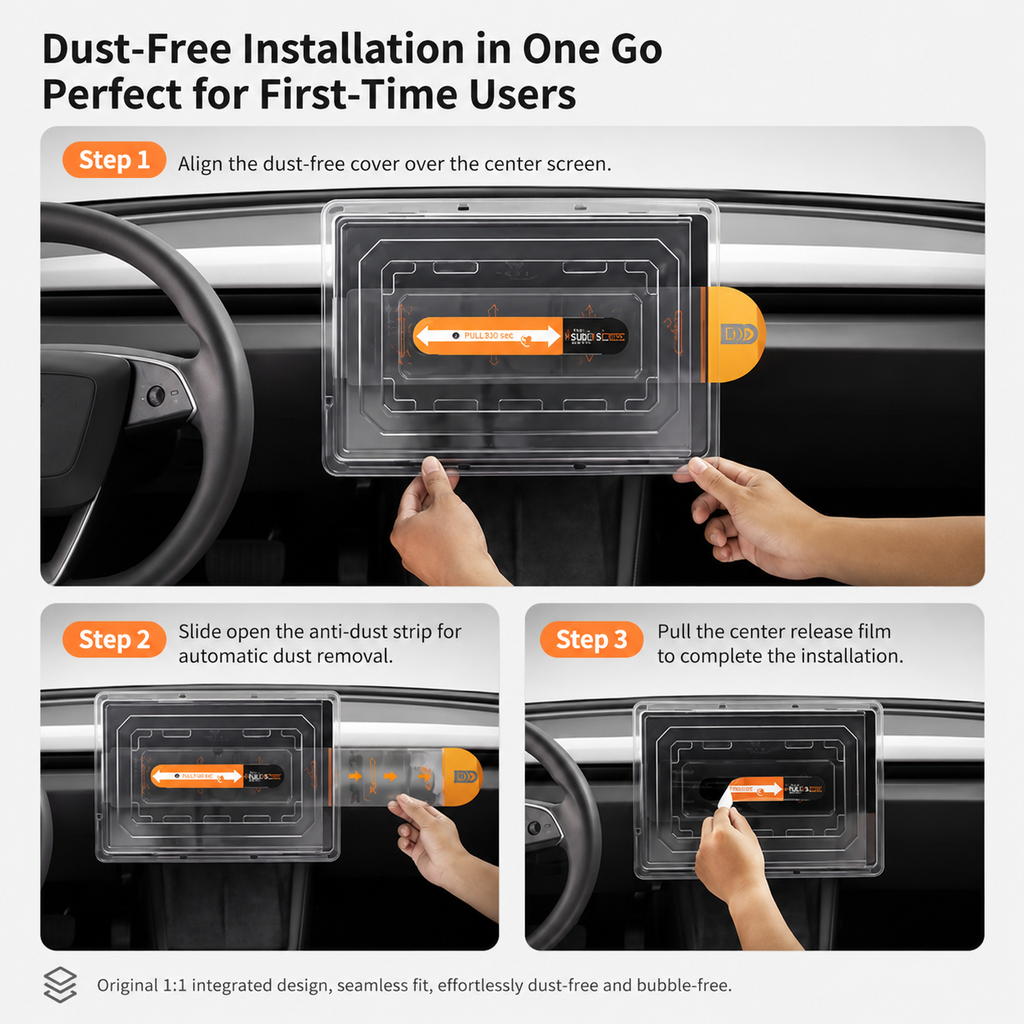 Center Display Screen Protector For 3 Highland