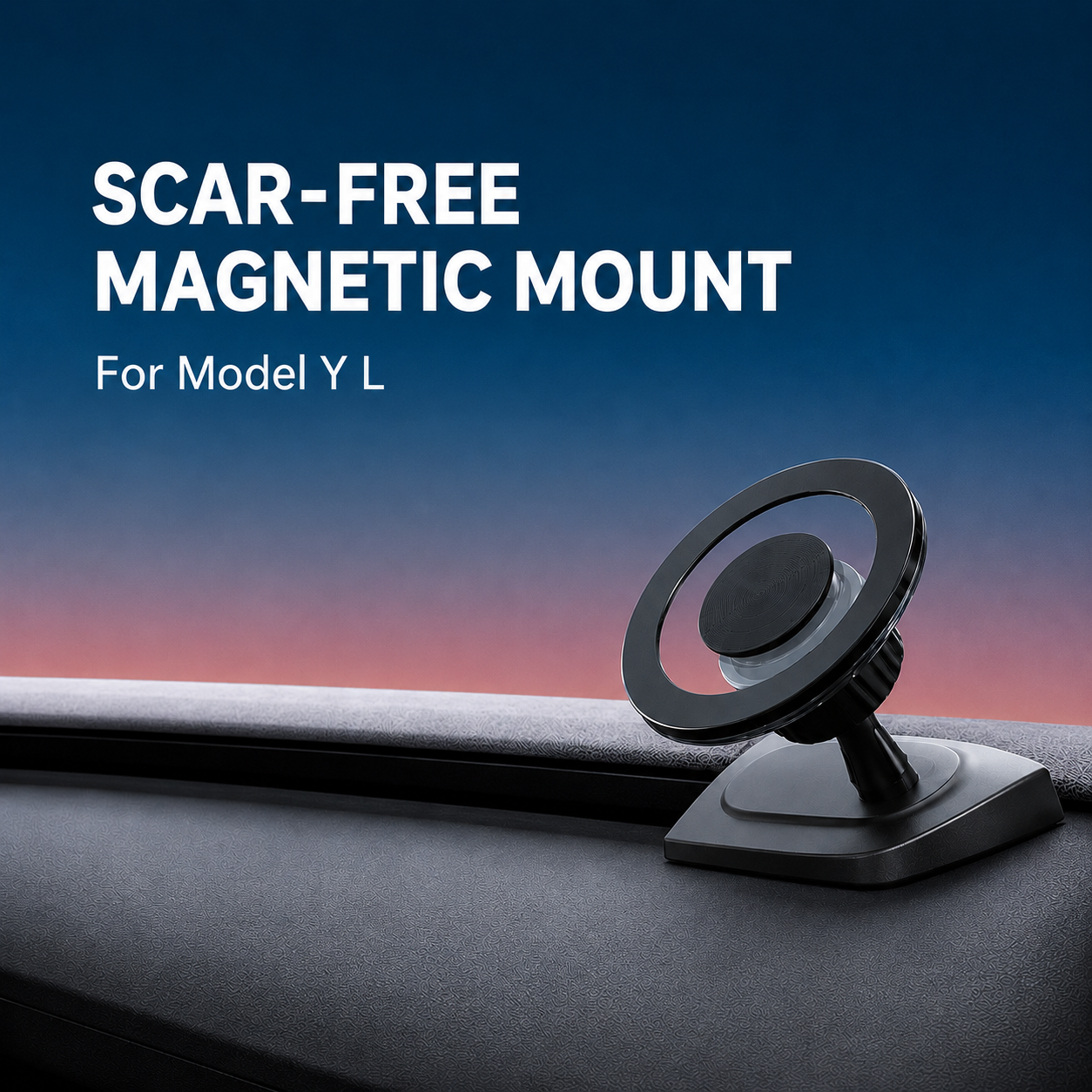 Premium Stealth Magnetic Phone Mount for Model Y L