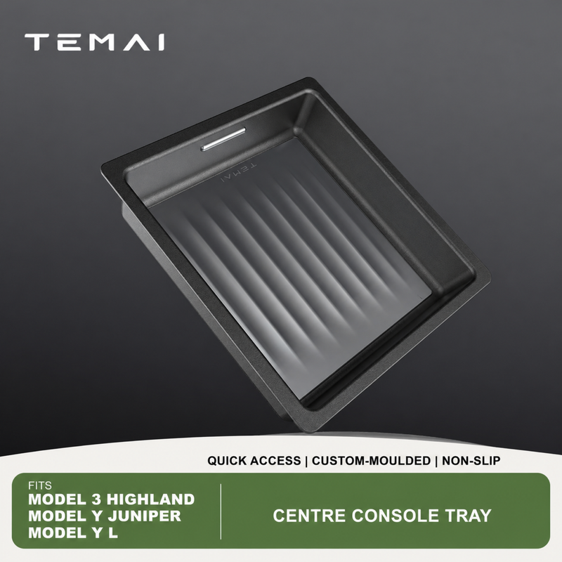 TEMAI Centre Console Storage Tray compatible with Tesla Model 3 Highland / Model Y Juniper / Y L