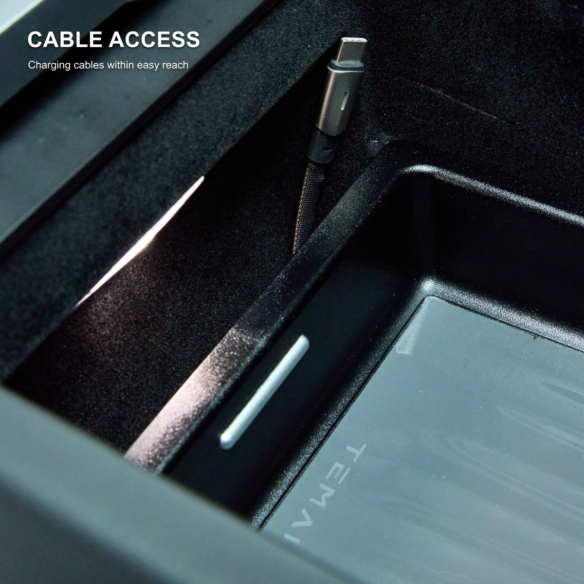 TEMAI Centre Console Storage Tray compatible with Tesla Model 3 Highland / Model Y Juniper / Y L