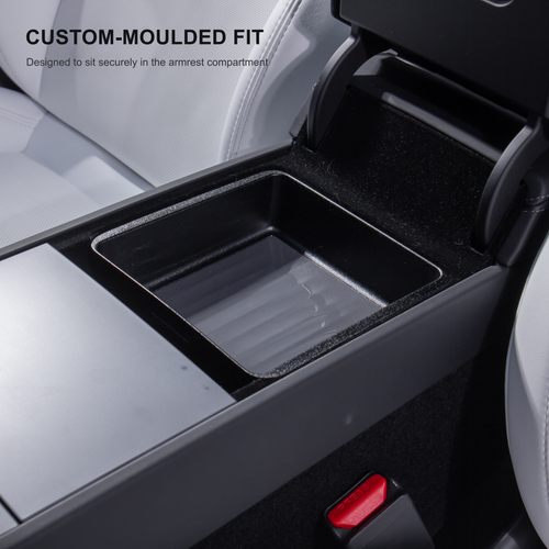 TEMAI Armrest Storage Tray compatible with Tesla Model 3 Highland / Model Y Juniper / Y L
