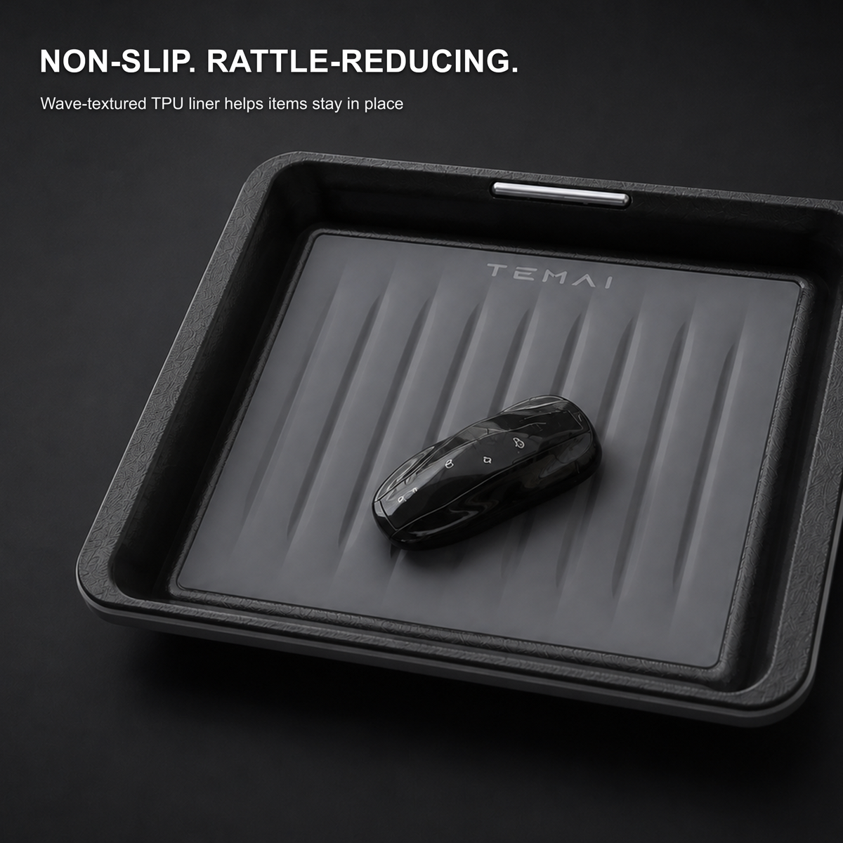 TEMAI Armrest Storage Tray compatible with Tesla Model 3 Highland / Model Y Juniper / Y L