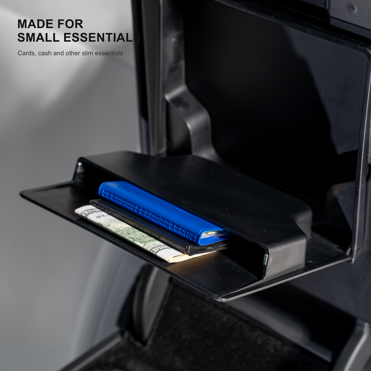 TEMAI Hidden Armrest Storage Box compatible with Tesla Model 3 Highland / Model Y Juniper / Y L
