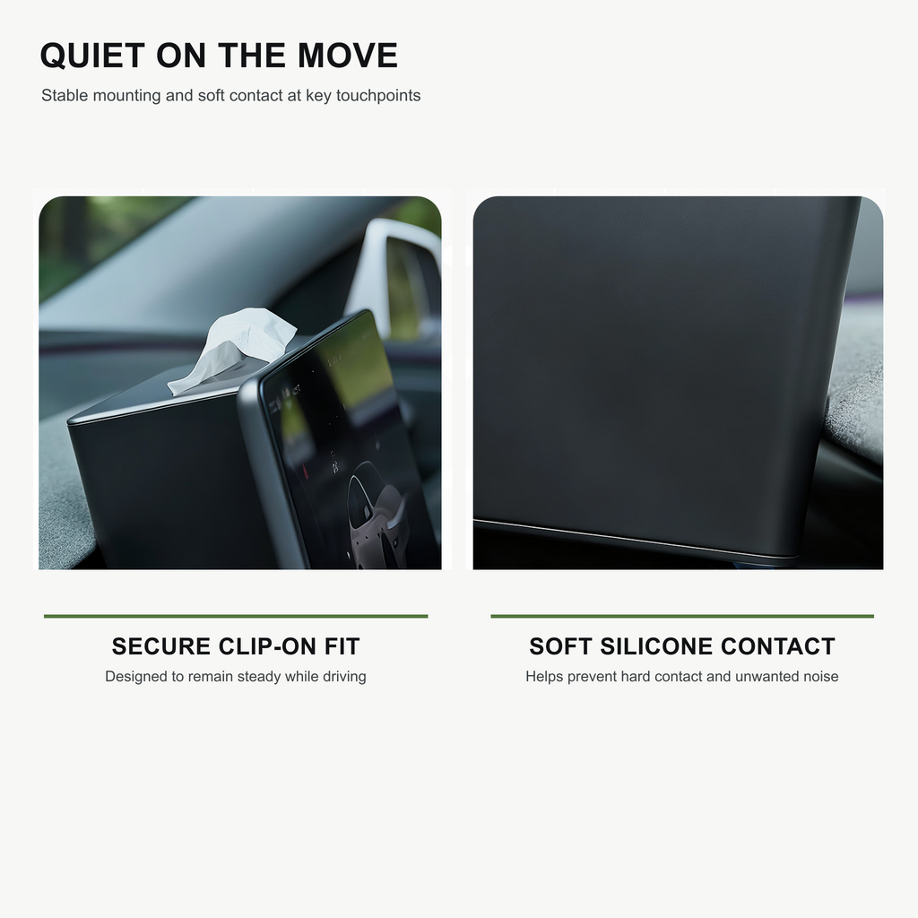 TEMAI Multifunction Tissue Box compatible with Tesla Model Y Juniper / Y L